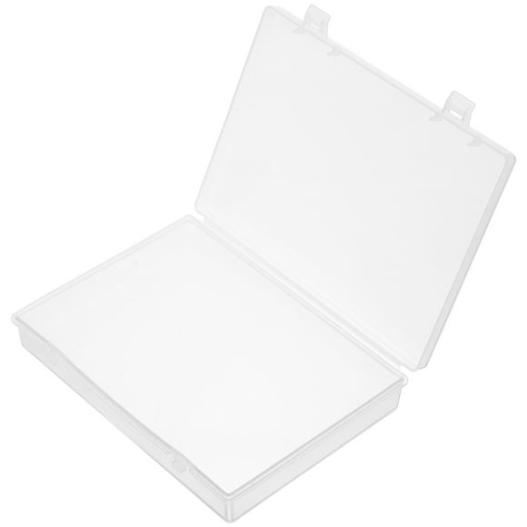 Boîte de Rangement Transparente pour Cartes à Jouer en PP, Organisateur Pratique pour la Maison, 6,2 x 4,3 x 1,3 Pouces