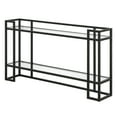 thumbnail image 3 of Evelyn&Zoe Uriel 52" Wide Rectangular Console Table, Blackened Bronze, 3 of 5