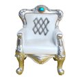 thumbnail image 1 of Escala 1/9 Antiguo Miniatura Resina Sofá Sillón Muebles Decoración Blanco Sunnimix Sillón de muñecas de figura de acción, 1 of 8
