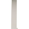thumbnail image 3 of 24"W x 12"H x 1 1/8"P, Half Round Gable Vent Louver, Non-Functional, 3 of 5