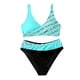 thumbnail image 4 of Gibobby Conjunto de Bikini para Mujer Traje de baño Tankini de dos piezas de talle para mujer(Verde,XL), 4 of 5