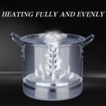 thumbnail image 4 of ARC USA Aluminum Tamale Steamer Pot Stock Pot with Steamer Rack & Steamer Tube Silver 32 Quart, 4 of 6