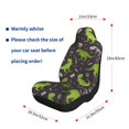 thumbnail image 5 of Sikiie Dinosaur Skeleton Car Seat Covers 2PCs Front Car Seat Covers Universal fit for Most Cars SUVs and Trucks-1, 5 of 9