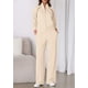 thumbnail image 3 of Conjunto de Buzo PRETTYGARDEN 2025 Otoño Mujer 2 Piezas Beige Talle S, 3 of 6