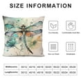 thumbnail image 5 of Chilfamy Pillow Covers Dragonfly Throw Pillows, Watercolor Dragonfly Outdoor Pillowcase Insect Nature Cushion Case Decor for Home Sofa Couch Bed White, 5 of 5
