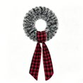 thumbnail image 2 of Christmas Wreath Sash for Front Door Buffalo Plaid Wreaths Sash Burlap Garland Ribbon Accessories for Wreath Yard Doorway Indoor Outdoor Home Decor, 2 of 10