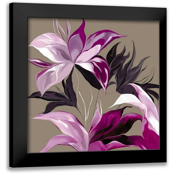 Scaffardi, Sally 12x12 Black Modern Framed Museum Art Print Titled - Lily XxiII