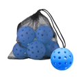 thumbnail image 3 of 6 piezas Pickleball Balls Pelota de competición con bolsa de malla Sports Pickle Balls para azul Cola Bolas de pepinillo, 3 of 8
