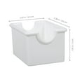 thumbnail image 4 of White Acrylic Tea Bag Organizer for Storage Simple and Practical with Compact Design 7.5 x 5.5 x 3.5 Inches, 4 of 8