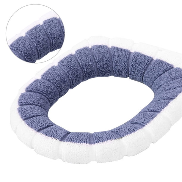 Bearachild Alfombrilla para asiento de inodoro, almohadilla suave, alfombrilla lavable para armario, cojín más cálido, accesorios de baño Juegos de accesorios de baño No.09 Bearachild HA001085-09