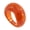 Red brown, variant on Artistic Handmade Resin Ring With Marbled Design Trendy Stackable Joint Ring