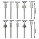 thumbnail image 5 of Juego de Brocas Rotativas de Acero de Tungsteno de 20 Piezas perfecl Herramienta Eléctrica para Carpintería DIY Glass, 5 of 6