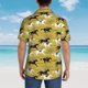 thumbnail image 4 of Fotbe Horsemen In Horseraces Camisa Hawaiana para Hombre Unisex – Camisa Casual de Verano con Botones de Manga Corta de Algodón y Lino,Small, 4 of 7