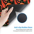 thumbnail image 6 of Balery Red Hot Chili Mouse Pad ,15.8x29.5 In Large Gaming Mouse Pad Desk Mat Long Non-Slip Rubber Stitched Edges,Waterproof Mousepad Desk Mat For Gamer Office Home, 6 of 9