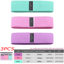 GYMB Resistance Band Set Levels Non Slip Fabric Bands Yoga