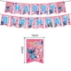 thumbnail image 4 of Decoración para fiesta de cumpleaños con ángel de punto interestelar de Disney en color rosa, bandera para tirar de globos, juego de espirales para insertar banderas en tartas, 4 of 5
