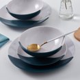 thumbnail image 6 of Stone Lain Lizzy 12-Piece Dinnerware Set Stoneware, Emerald Dark Green, 6 of 6