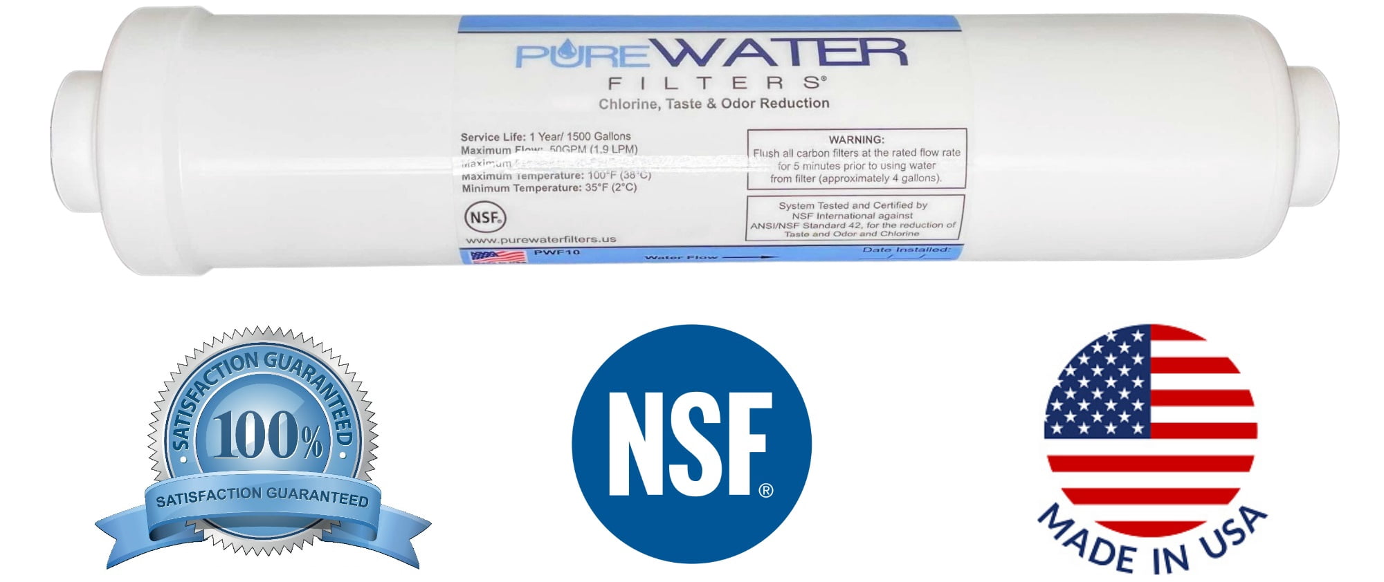 Inline Water Filter Kit For Refrigerators