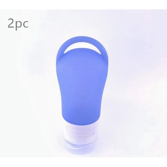 Botella de almacenamiento portátil desinfectante con orificio for colgar, botella de recarga de desinfectante de manos de silicona, juego de botellas de recarga de viaje for cosméticos