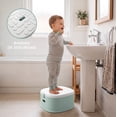 thumbnail image 4 of BEBBLY Bañito Entrenador Infantil con Almacenamiento Asiento Antiderrapante para Niños y Niñas de 6 Meses a 3 Años Fácil de Limpiar Ideal para Aprender a Ir al Baño (Verde), 4 of 7