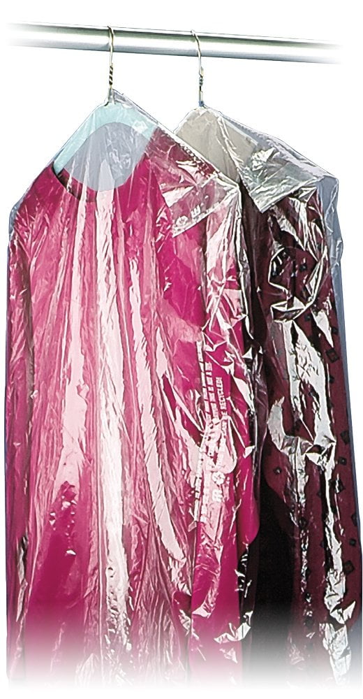 100  Polythene Garment bags Protectors Covers Dry cleaning BAGS 38'' 
