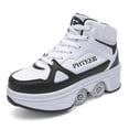 thumbnail image 3 of Unisex Roller Skate Shoes - Sneakers - Roller Shoes 2-in-1 Suitable for Outdoor Sports Skating Invisible Roller Skates for Boys Girls, 3 of 12
