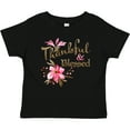 thumbnail image 3 of Inktastic Thankful and Blessed Inspirational Saying with Pink Flowers Boys or Girls Baby T-Shirt, 3 of 5