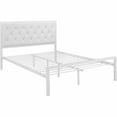 thumbnail image 6 of Modway Mia Full Vinyl Bed in White White, 6 of 8