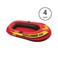 thumbnail image 3 of Intex Explorer 200 Inflatable 2 Person River Boat Raft Set Oars & Pump (4 Pack), 3 of 8
