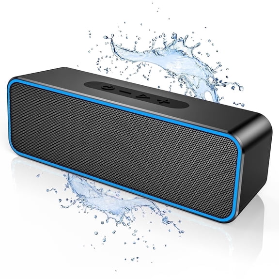 Portable Wireless Bluetooth Speaker with 10W Loud Stereo Sound, Bluetooth 5.0, 30-Hour Playtime, and 66 ft Range – Perfect for Home, Party