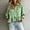 Green, variant on Morttic Women's Striped Ruffle Hem Babydoll Blouse – Puff Sleeve Button Down with Chest Pocket Summer Casual Blouse Pink,M