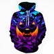 thumbnail image 3 of Sudadera con capucha con estampado de calabaza de moda de Halloween para hombre, divertida sudadera informal de manga larga con estampado 3D, jersey de gran tamaño con capucha, 3 of 5