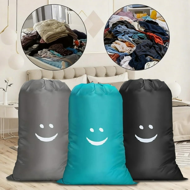 Bolsa de transporte de gran capacidad - Bolsa impermeable Oxford de cordón de tela 80L-120L para mover, empaquetar y organizar (35,8"x24")