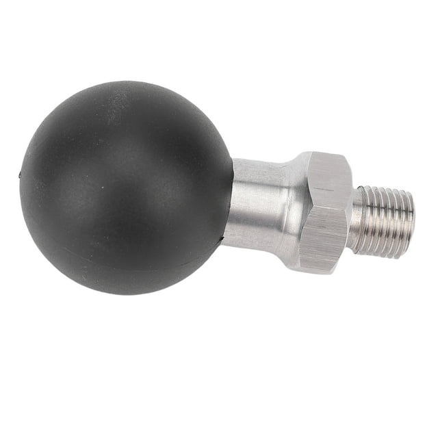 Bola Cabeza De Bola De 1,5 Pulgadas Con Rosca De 1/2 Varilla De Tornillo De Acero Inoxidable Montaje De Bola De Goma Uso Con Biela Y Base