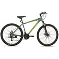 thumbnail image 3 of 26 inch Aluminum Mountain Bike, Shimano 21-Speed Mountain Bicycle Dual Disc Brakes for Woman Men Adult Mens Womens,Gray, 3 of 7