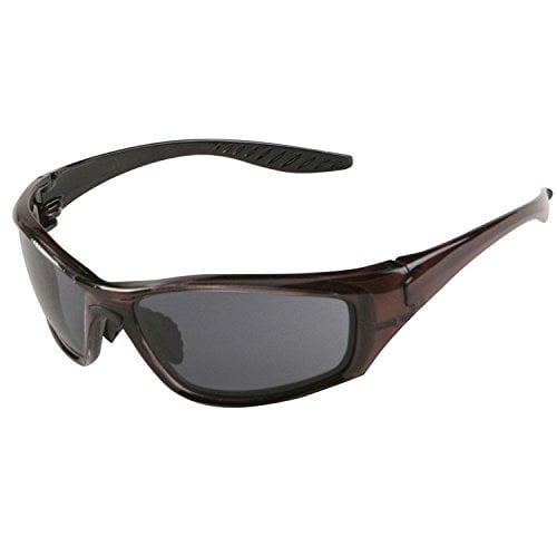 17913 8200 High Impact Safety Glasses, Dark Brown Frame with Polarized