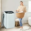 thumbnail image 2 of Costway Portable Full-Automatic Laundry Washing Machine 8.8lbs Spin Washer W/ Drain Pump, 2 of 10