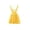 Yellow, variant on Likimi Toddler Girls Summer Dress Solid Color Square Neck Sleeveless Cute Fashionable Dresses Yellow Size 3-4 Years
