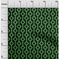 thumbnail image 2 of oneOone Cotton Poplin Green Fabric Geometric Fabric For Sewing Printed Craft Fabric By The Yard 56 Inch Wide, 2 of 4
