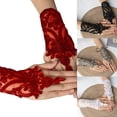 thumbnail image 2 of YUUZONE Gothic Lace Fingerless Glove Adjustable Fingerless Lace Gloves Steampunk Wristband Anti-slip Elegant Gift for Engagement, 2 of 17