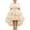 E243-Beige, variant on hengsof Girls Summer Sequin Tulle Princess Dress Round Neck Sparkle Cute Pageant Performance Gown for 0-4 Years