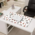 thumbnail image 3 of Long Mouse Pads for Desk,Red Strawberry Cow Pattern Desk Mats on Top Of Desks, Desk Mouse Pad Extra Large with 3mm Non-Slip Base and Stitched Edge for Gaming,Office,Work,Home 31.5"x15.7", 3 of 6