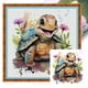 thumbnail image 1 of Hilo Algodón Ecológico Bordado Punto Cruz Con Flores Y Tortugas 18CT, 1 of 9