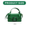 thumbnail image 2 of Bolso tipo bandolera para mujer, bolso tipo cartera clásico, bolso pequeño de piel sintética sencillo., 2 of 5