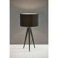 thumbnail image 2 of Treble Black Metal Table Lamp, 2 of 3