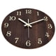 thumbnail image 1 of Reloj de pared ANGGREK madera analógico luminoso 3D estilo retro, 1 of 8