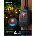 thumbnail image 4 of Atenuador DEWENWILS Outdoor para guirnalda de luces LED, 400 W, tungsteno, 200 W, 4 of 7