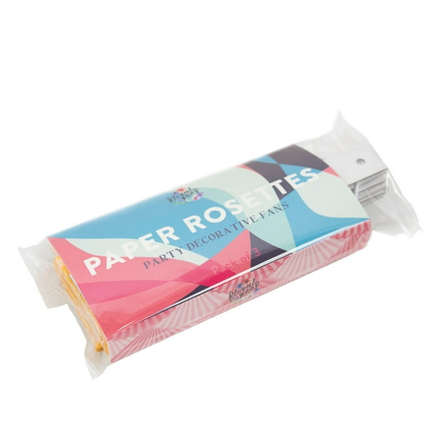Floral Reef 3-Pack Paper Tissue Rosettes