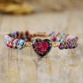 thumbnail image 4 of Minnieouse Pulseras trenzadas con cuentas de piedra duraderas y duraderas, Charm personalizado, Idea de regalo, elegante y moderno Ropa, zapatos y accesorios Miscelánea púrpura, 4 of 6