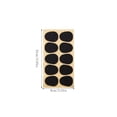 thumbnail image 3 of Parches para boquilla de clarinete Naiovety 10 Uds Silicona Ambiental Resistente al Desgaste Negro 0.3mm, 3 of 6